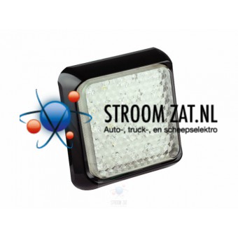 Led 120mm vierkant achteruitrijlicht 100 serie